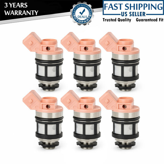 6X Fuel Injector for Nissan Pathfinder Quest D21 Pickup for Mercury 3.0L 16600-88G10
