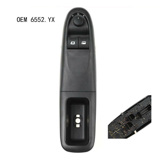 for Peugeot 406 1996-2004 Pcs 6552.YX Driver Side Master Power Window Switch NEW