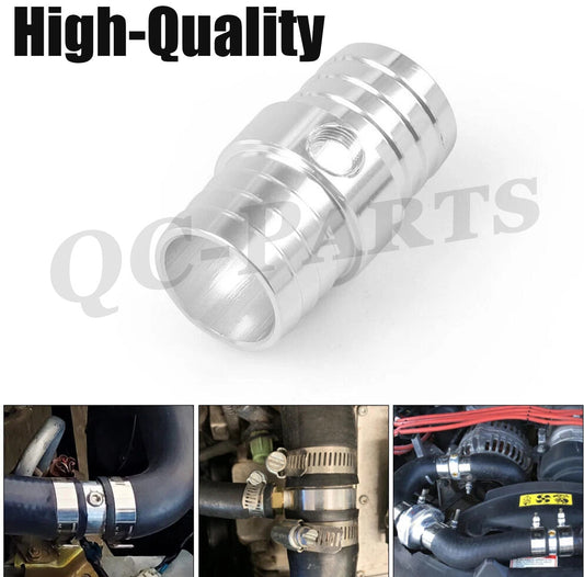 For 1-1/4 Hose 1/8NPT Aluminum Steam Port Adapter Top Radiator LS Swap Coolant