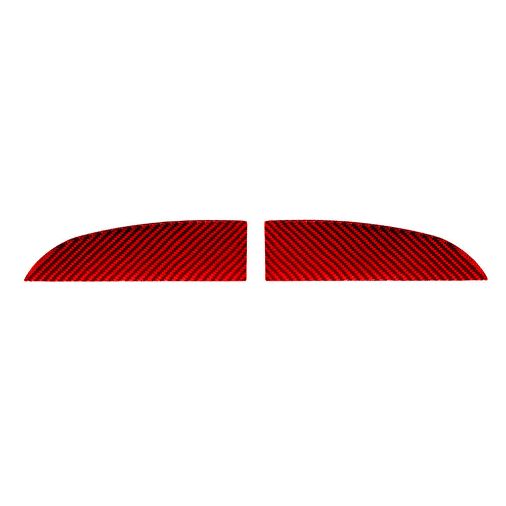 Red Carbon Fiber Front Door Panel UP Sticker Trim Cover for KIA Sedona 2015-2016