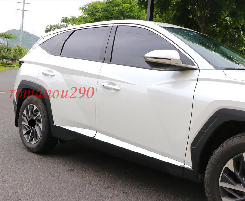 6P ABS Chrome Side Door Body Molding Cover Trim Kit for Hyundai for Tucson 2022-2023