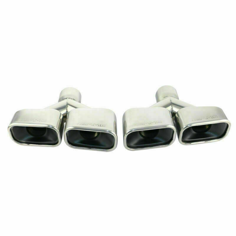 2.5'' AMG Dual Exhaust Tips for Mercedes-Benz C-Class W204 W203 W211 W214 2PCS