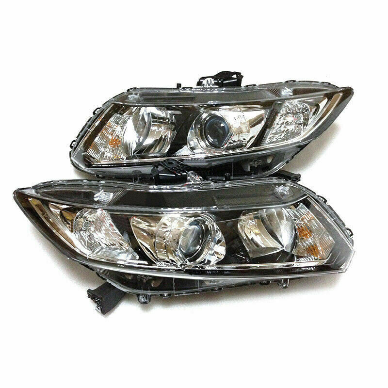 for Honda for Civic 2012-2015 Factory Style Front Halogen Lamp Headlights Assembly