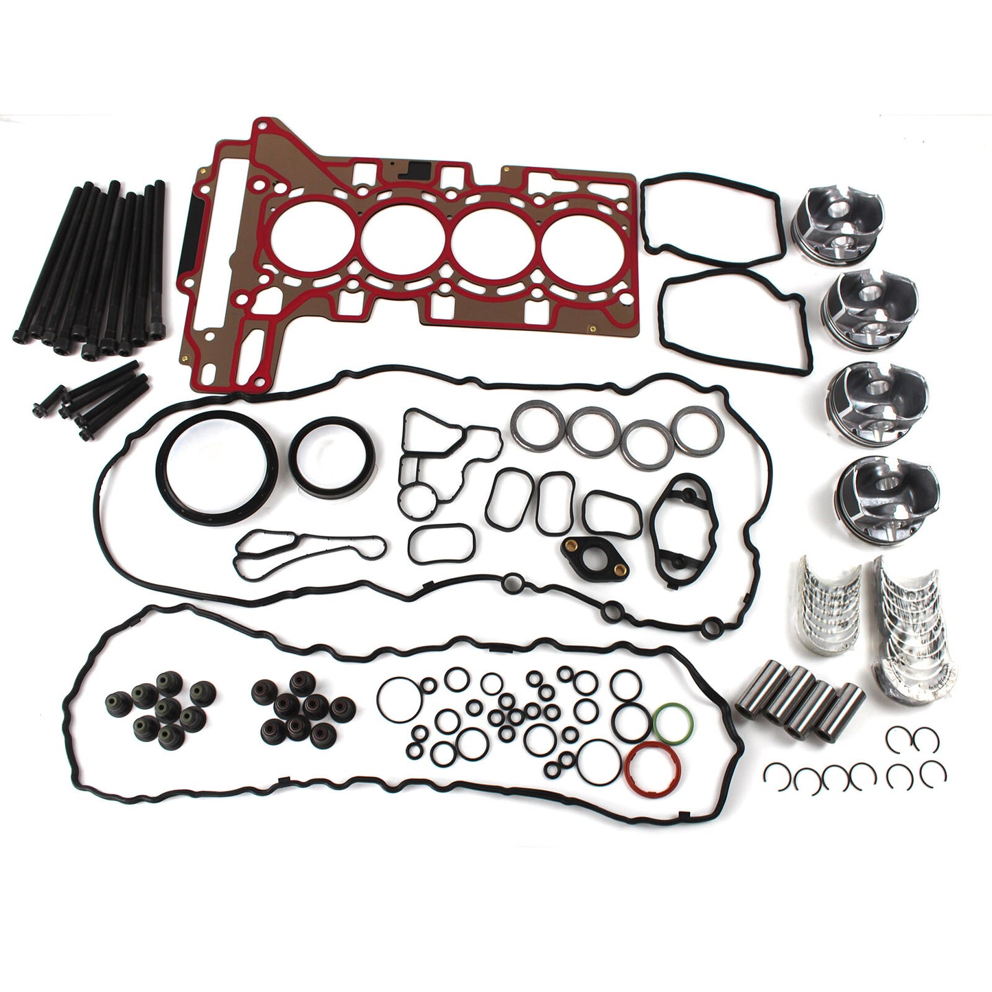 Engine Overhaul Rebuild Gaskets Set CR 10:1 for BMW X3 X4 228i 428i N20 N26 2.0