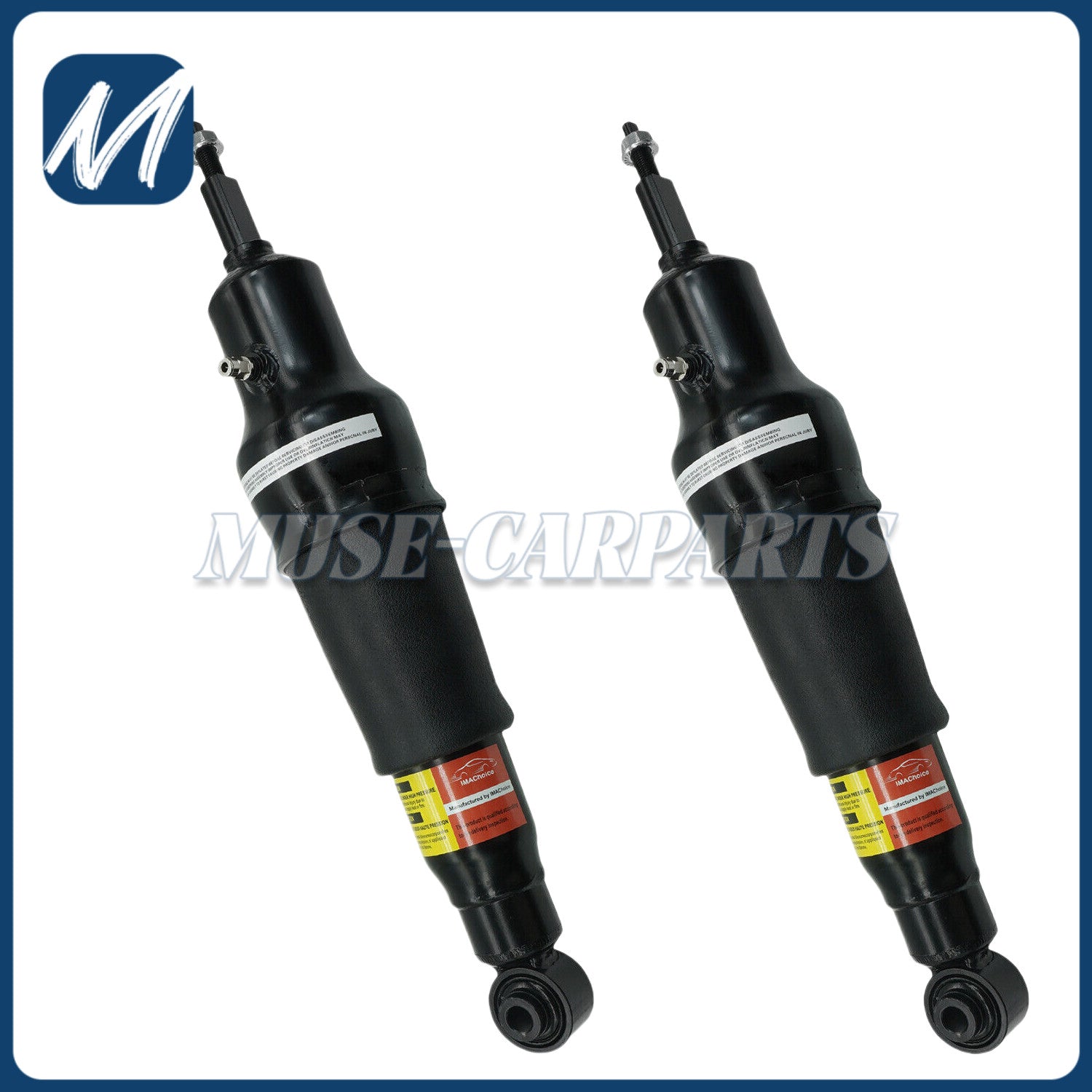 2-piece front hydraulic shock absorber struts by Assys, suitable for Mercedes W166, C292, GLE63, ML63, AMG ML550.
