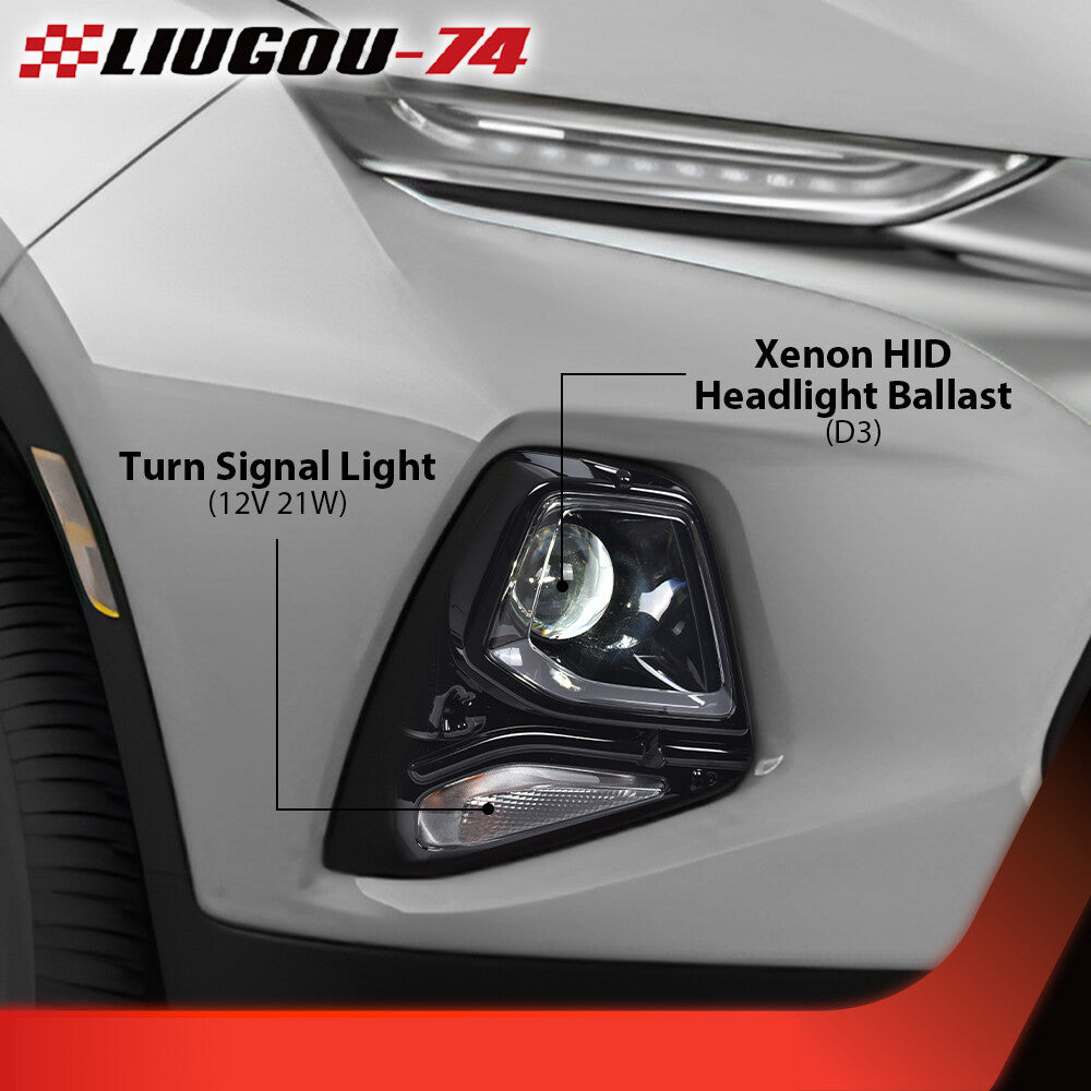 Suitable for Chevrolet Blazer 2019 - 2021 HID headlight assembly, right passenger side.