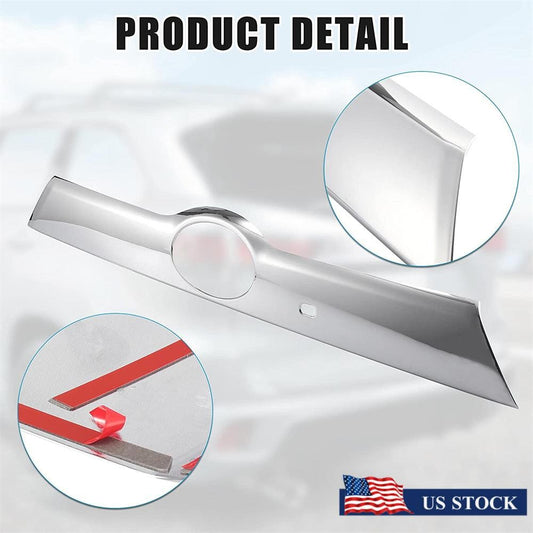 Car Mirror Chrome Rear Trunk Streamer Cover Trim For 2014-2019 for Toyota Highlander