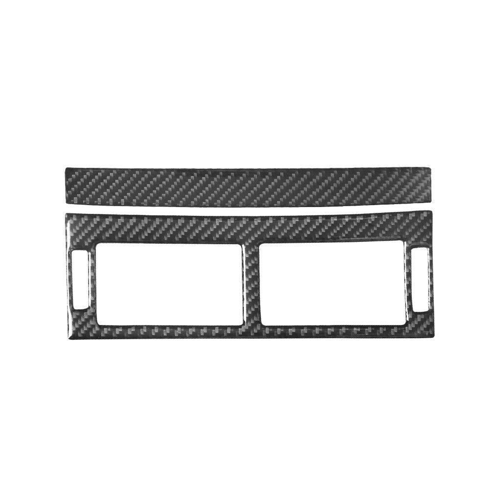 2Pcs Carbon Fiber Center Air Vent Trim for Land Rover Discovery Sport 2015-2019