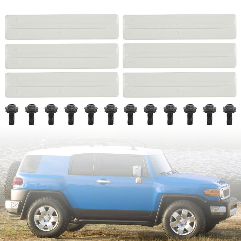 18pcs Roof Drip Rack Removal Kit Cover Bolts Fit for Toyota FJ Cruiser 2007-2014