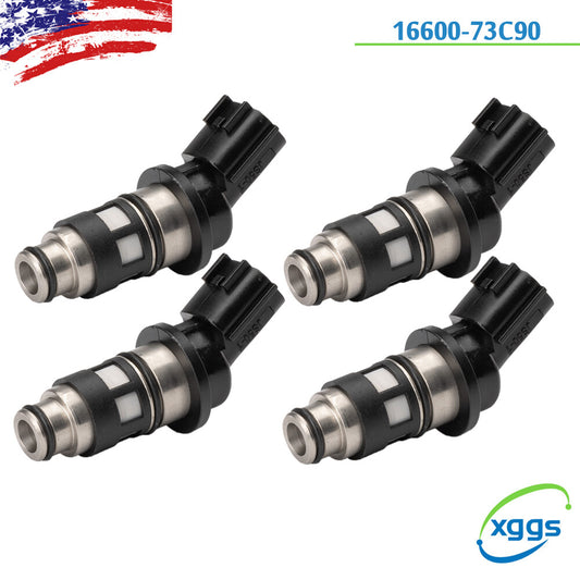 4-piece fuel injector 16600-73C90 JS50-1 for Nissan Primera Tsuru 1.4L and 1.6L 97-17