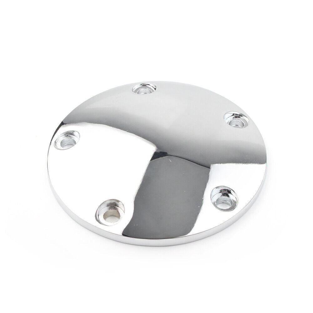 Domed Timing Points Cover Fit for Harley Twin Cam Softail Dyna Touring 99-17 Chrome