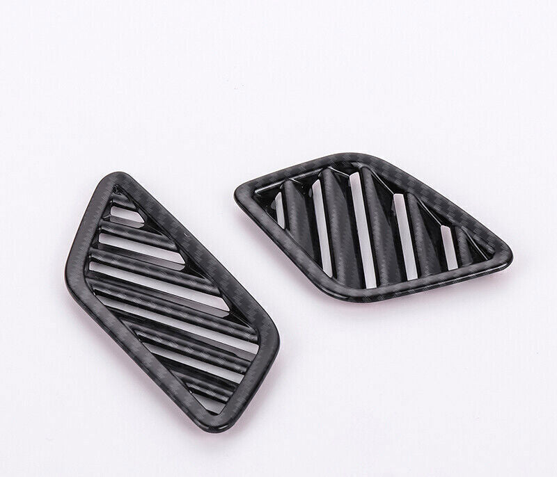 for Audi Q5 2018-24 ABS Carbon Fiber Dashboard LR Air Outlet Vent Frame Trim 2P
