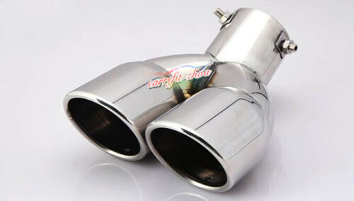Chrome Rear Exhaust Muffler Tip End Pipe Stainless for Toyota C-HR CHR 2016-2021