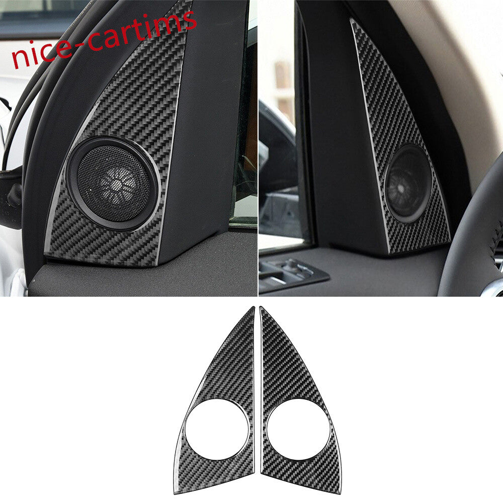 Carbon Fiber Front A Pillar Speaker Cover for Land Rover Discovery Sport 2015-19