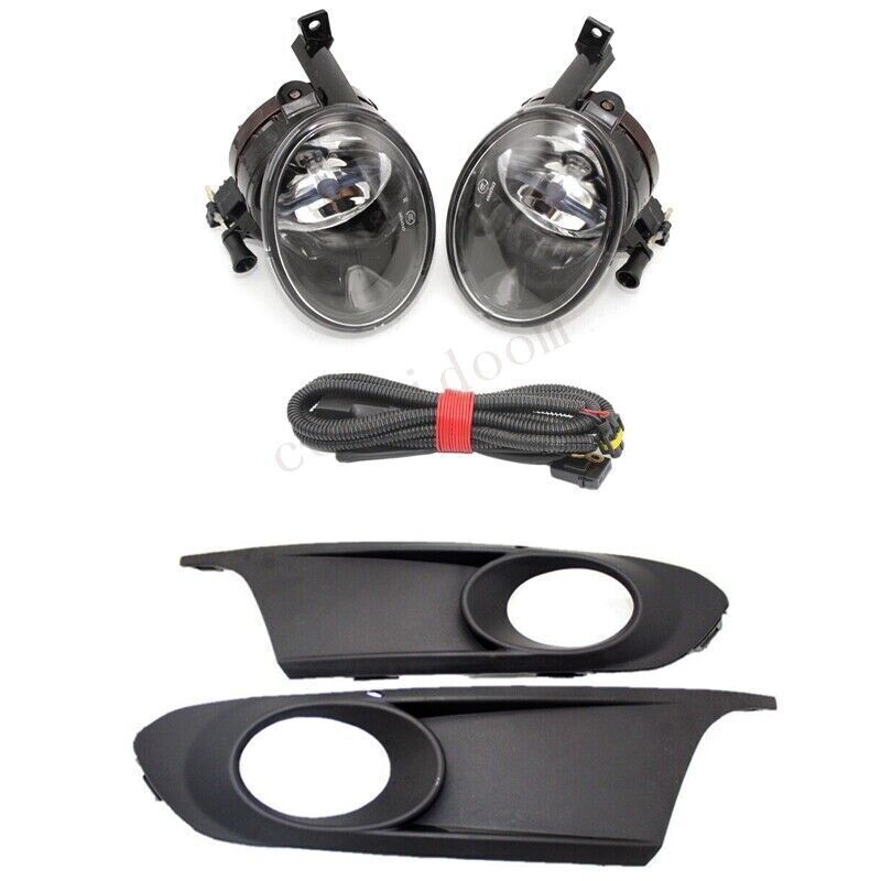 Front Bumper Fog Light Lamp+Grille for VW for Jetta 6 MK6 Sedan 2011-2014