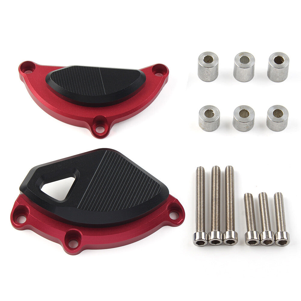 Engine Stator Guard Case Crash Cover Protector Red Fit for Yamaha MT-10 MT10 2015-21