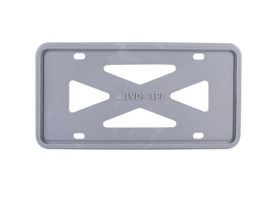 1 piece car license plate frame cover cap trunk gray silicone suitable for Ram
