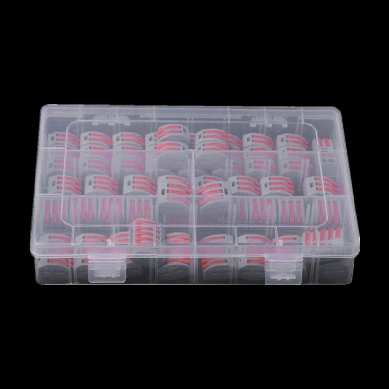 60x Car Electrical Connector Wire Block Clamp Terminal Cable Reusable Connectors