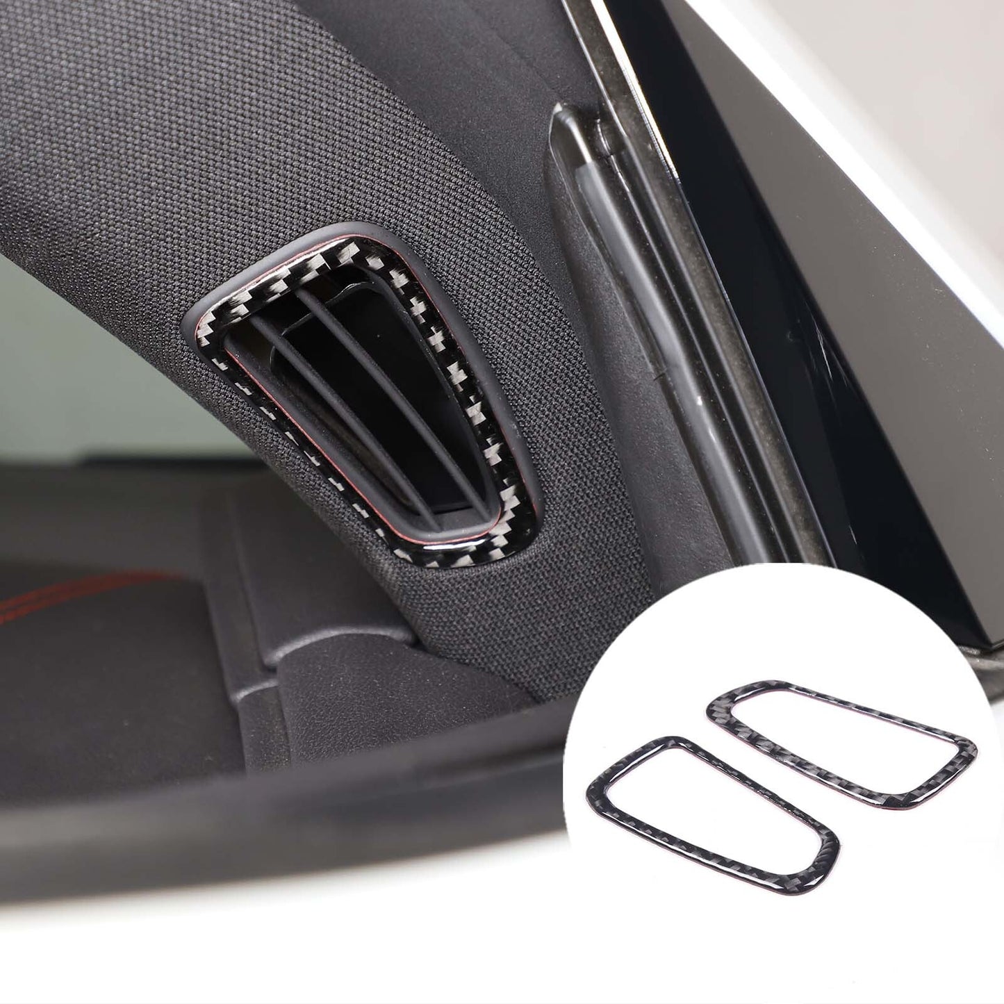 ABS matte black exterior rearview mirror cover for Toyota FJ Cruiser 2007 - 2021