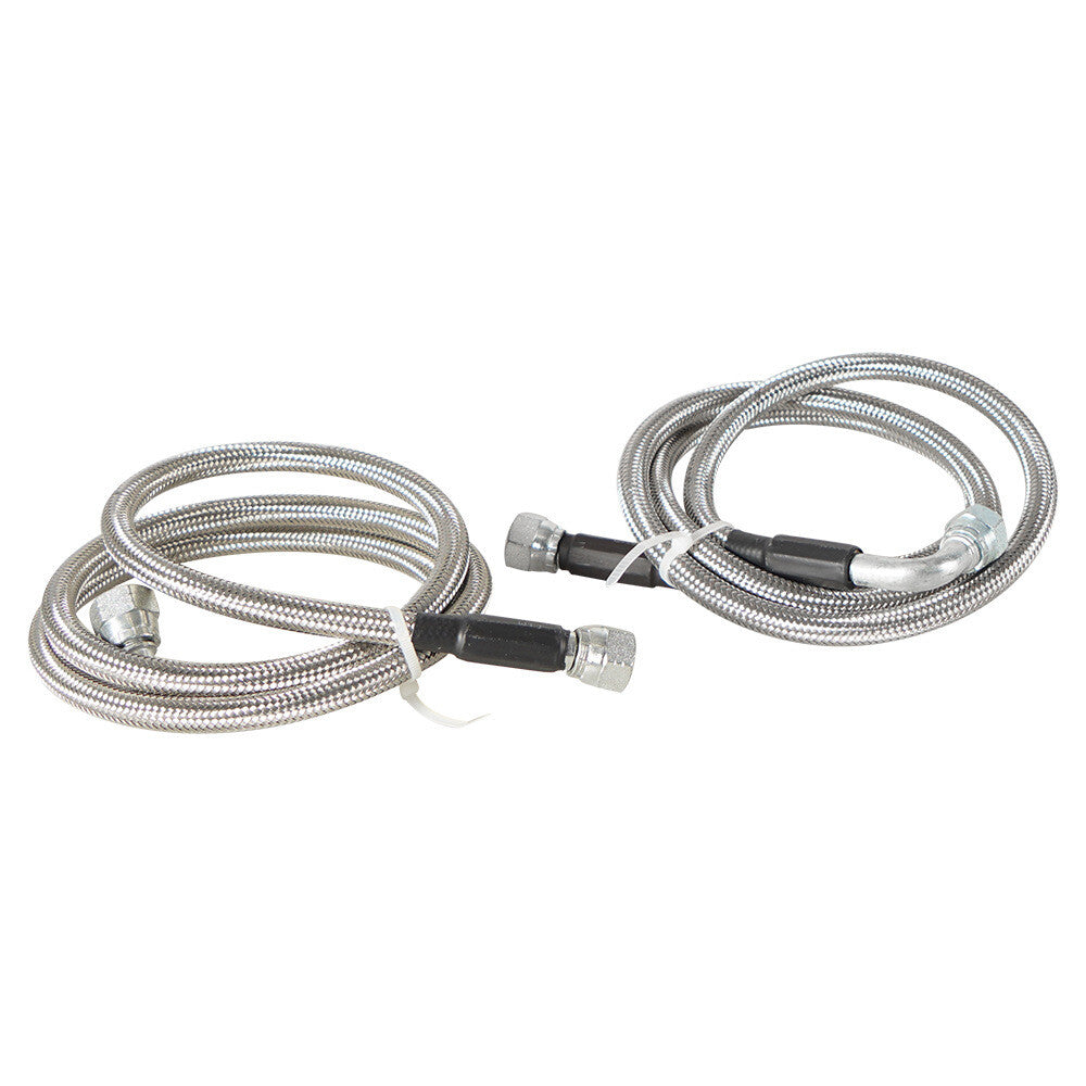 6AN Transmission Cooler Hose Connector Braided Cable Kit for Chevrolet for Ford 700R4/TH350