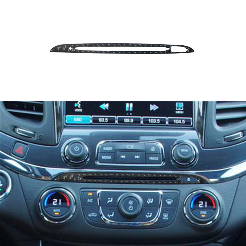 CD Frame Panel Trim Cover Carbon Fiber Interior for Chevy Impala 2014-2020
