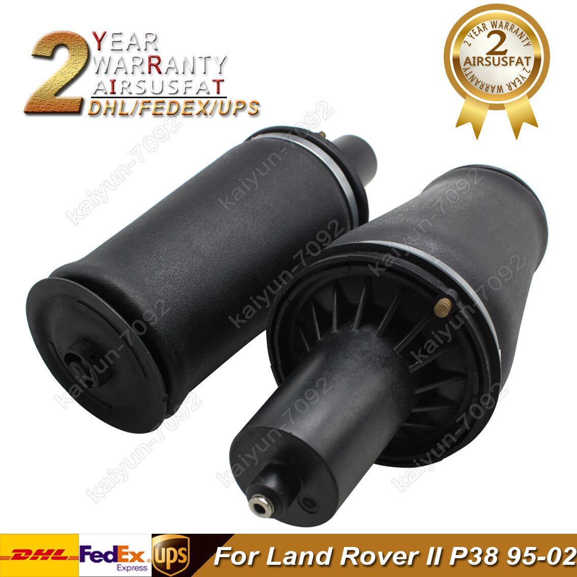 PAIR FRONT AIR SUSPENSION SPRING BAG FIT for LAND ROVER for RANGE ROVER P38 REB101740
