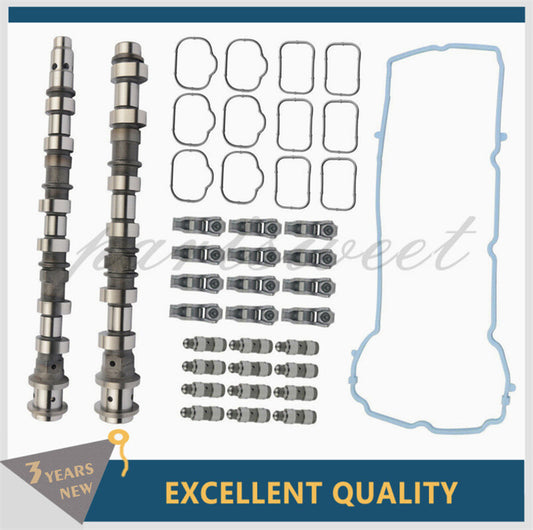 Right Camshafts Rockers Lifters Seals Kit For 11-17 for Chrysler for Dodge for Jeep for Ram 3.6L