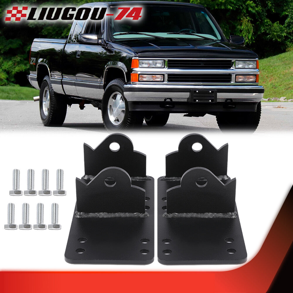 1 pair of engine mount brackets suitable for 73-98 for Chevrolet LS LSX engine replacement adapter boards.