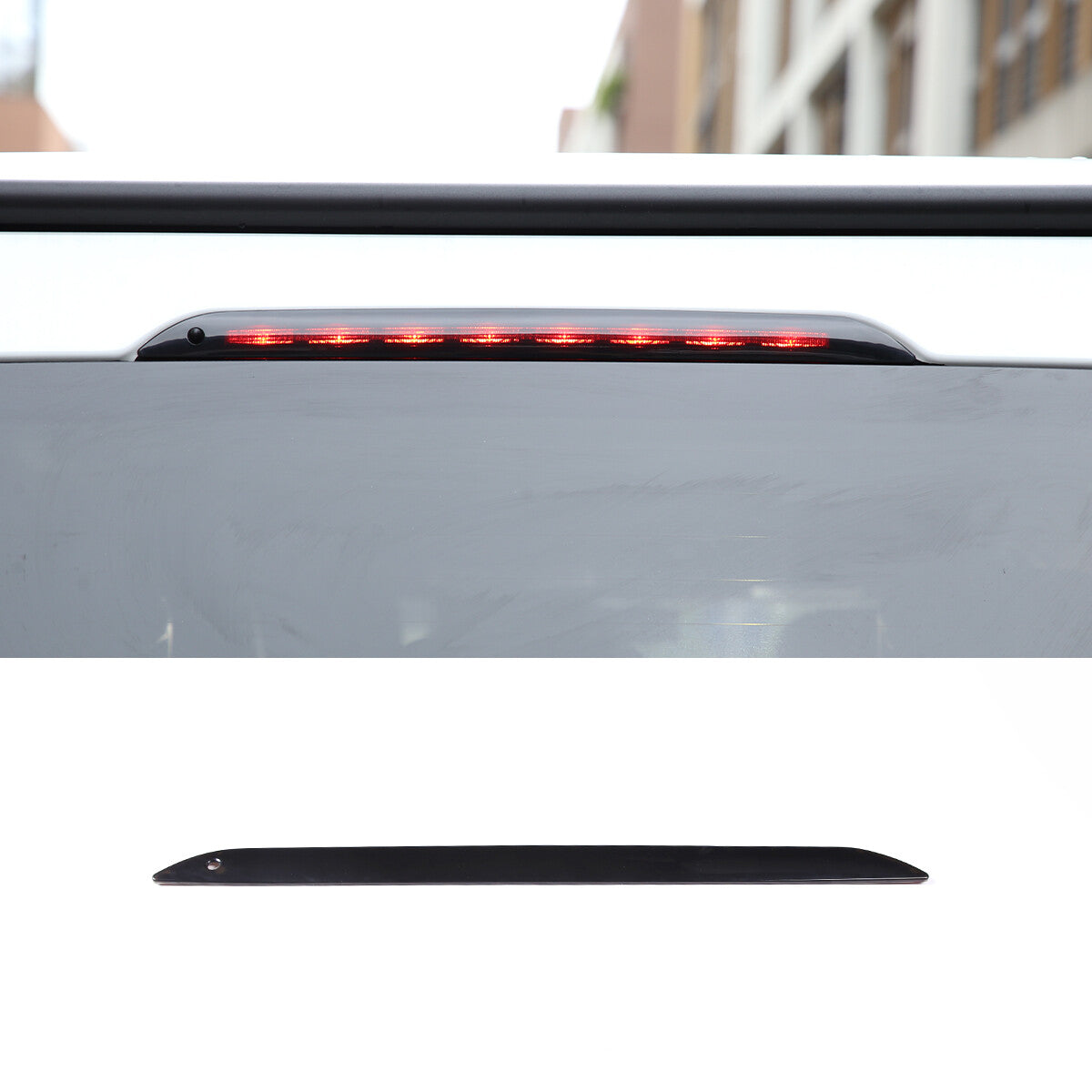 Carbon fiber exterior tailgate handle trim cover for the 2022 for Ford Maverick - 23