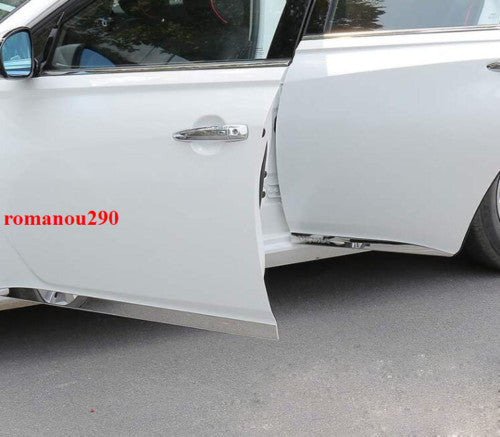 4P for Nissan Altima 2019-2022 Outside door body side molding chrome trim Steel