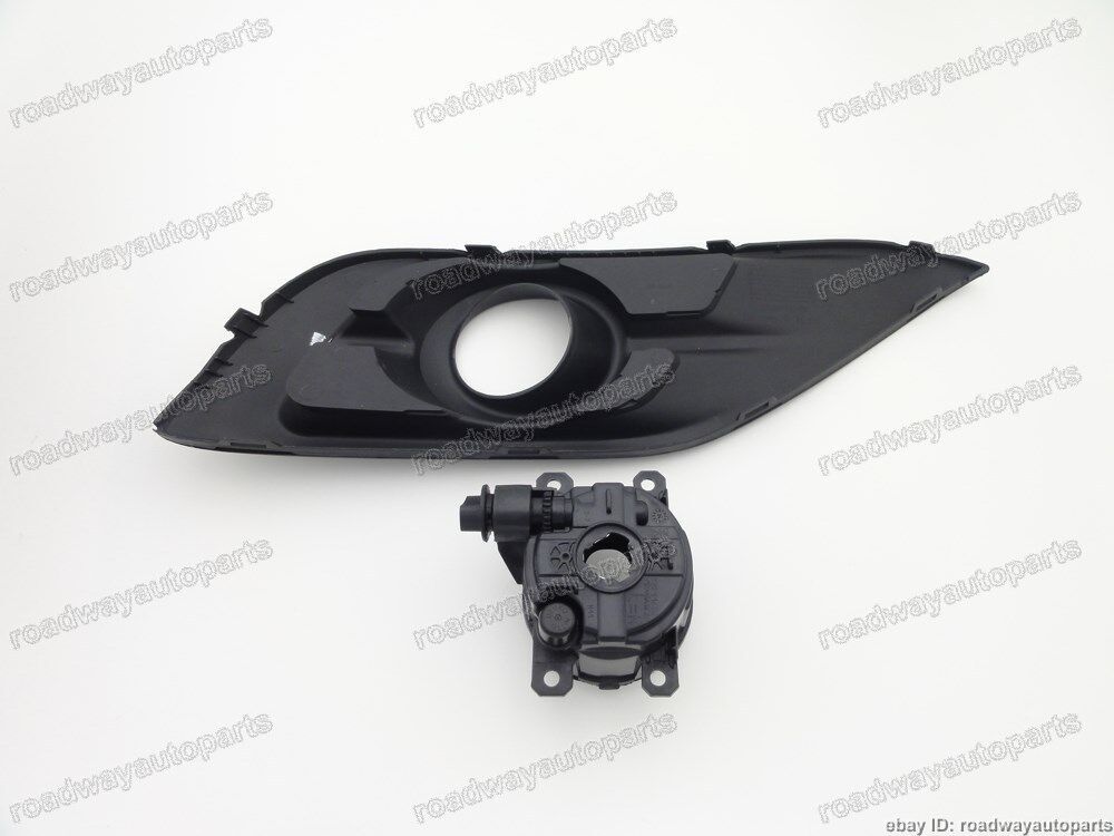 Left Front Bumper Fog Light Lamp w/Bezel Cover Fit for Honda CRV CR-V 2012-2014
