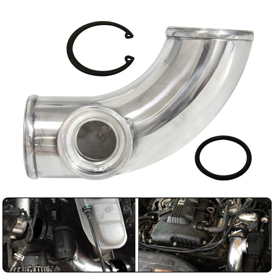 90 degree 3 76mm SSQV SQV Blow Off Valve Adapter BOV Turbo Aluminum Pipe SL