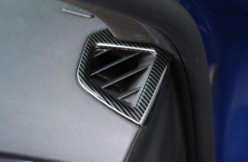 for Cadillac CT5 2020-24 Carbon Steel Inner Dashboard LR Air Outlet Vent Covers