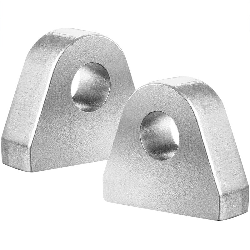 2-Piece Welded Shackles/Suspension Bases, 1-Inch Thick Steel, Suitable for Off-Road Truck Bumpers