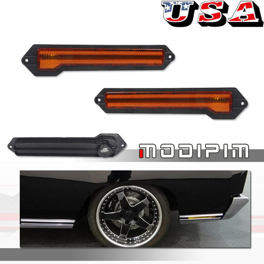 Suitable for 70-72 for Chevrolet Monte Carlo OE style amber lens front marker light kit