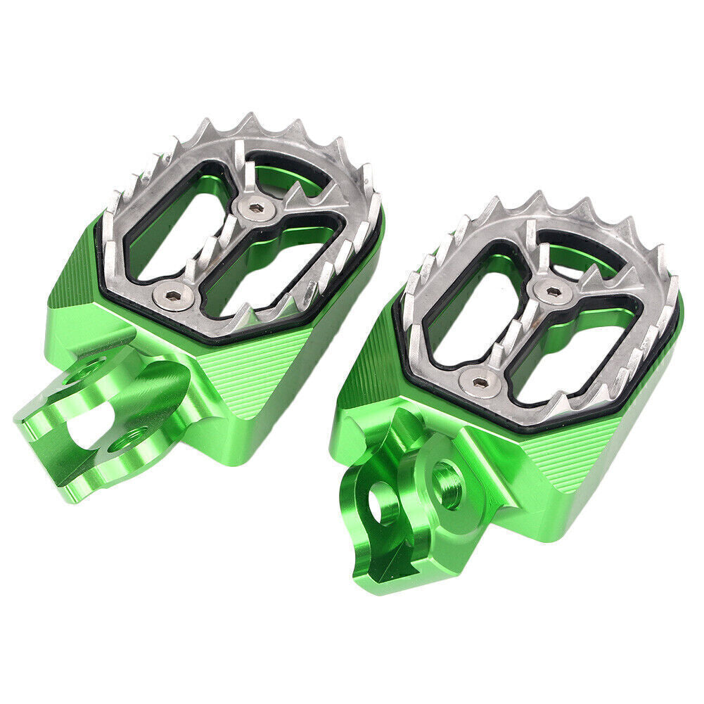 Green Racing Footpegs for Suzuki RMZ250 RMZ450 2010 2011 2012 2013 2014 2015
