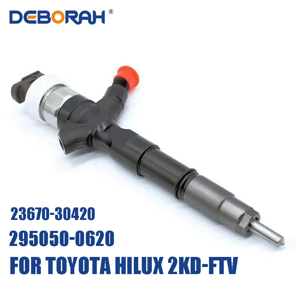 4X Fuel Injector 23670-30420 2367030420 295050-0800 for Toyota Hilux 2.5 D