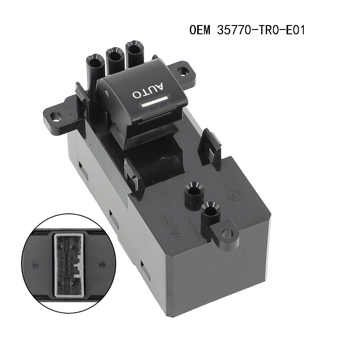 for Honda Spirior 09-14 35780-TP5-H01 Power Window Rear Left Side Switch BLACK 1