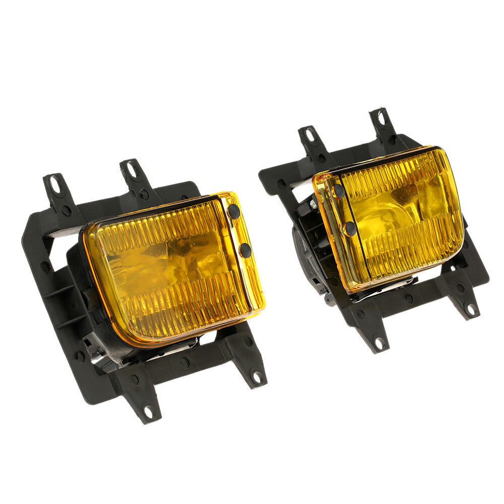 1 Pair Front Fog Yellow Lens Kit for BMW E30 3-Series 1985-1993 J6N1
