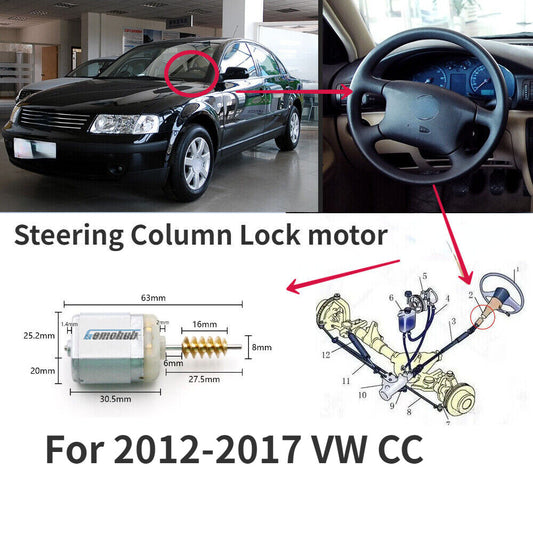 Electronic steering column steering lock motor for 2012-2017 for VW CC