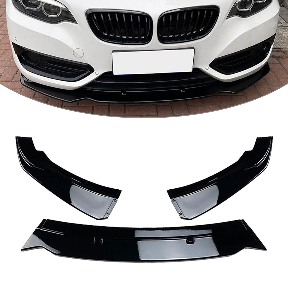 Front Bumper Spoiler Lip FIT for BMW 2 Series F22 220i 225i 228i 2014-2019