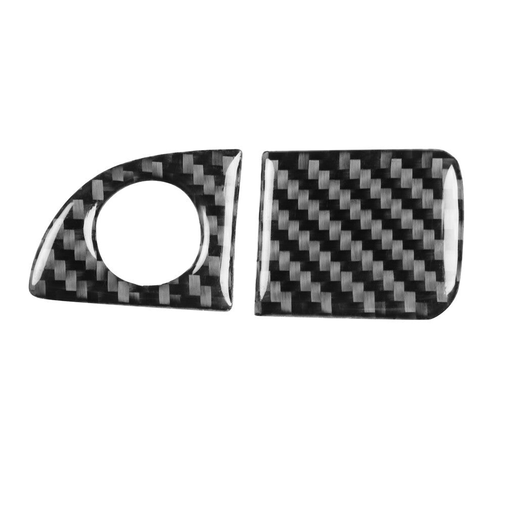 Carbon Fiber for Co -pilot Storage Box Switch Cover Trim for Dodge Charger 2011-2014