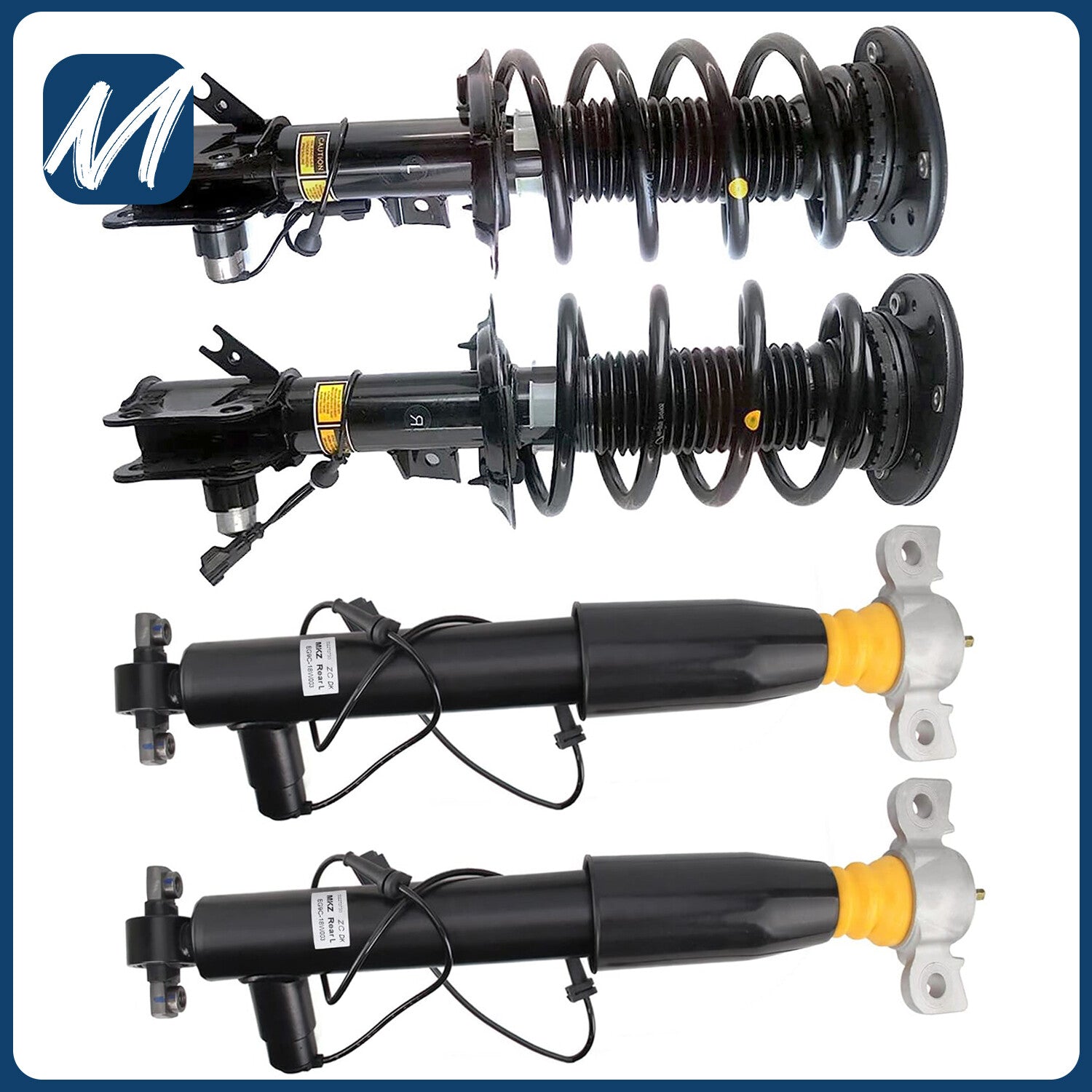 4XFit for Chevrolet for Corvette C5 5.7L 1997 - 2002 with adaptive front and rear shock absorbers.