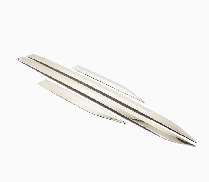 for Toyota for Corolla Cross 22-24 4P Chrome Steel Side Door Body Molding Strip Trim