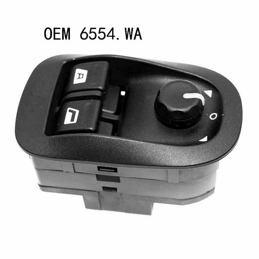 For Schaltelement Fensterheber Spiegel Schalter for Peugeot 206 98-09 6554WA 655458