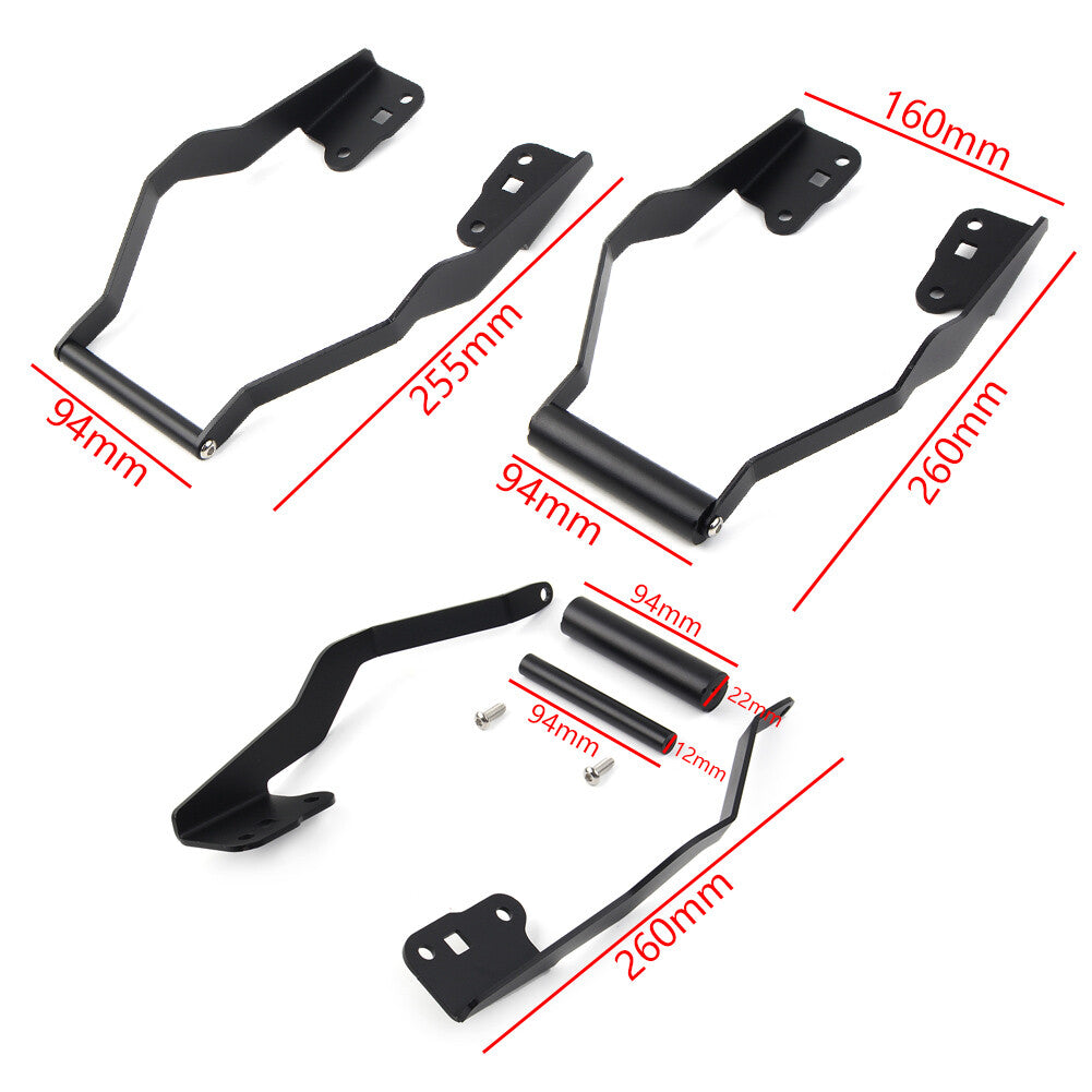 1pc GPS Phone Navigation Bracket Holder for BMW F750 GS F850 GS 2018-2019 Black