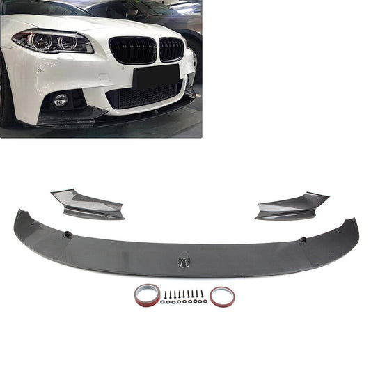 Front Bumper Spoiler Lip FIT for BMW 5 Series F10 M Sport 2011-2016