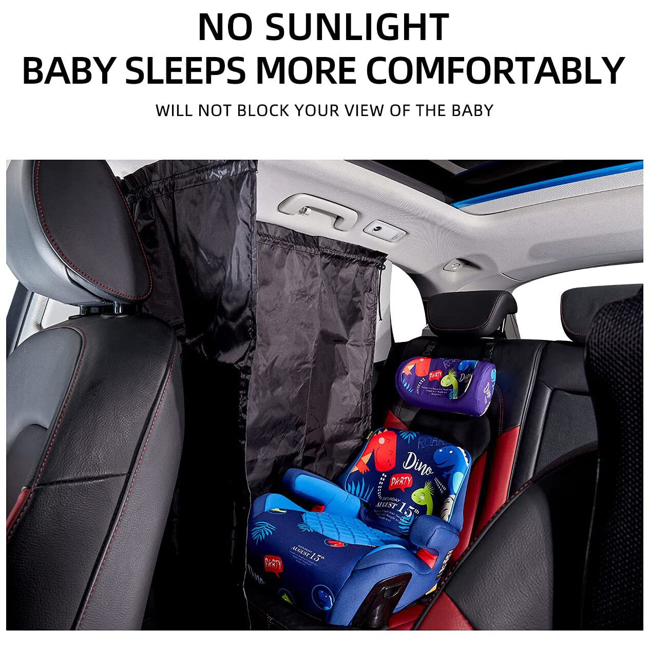 2x for Ram 1500 Accessory Car Divider Privacy Curtain Partition Window Sun Shade