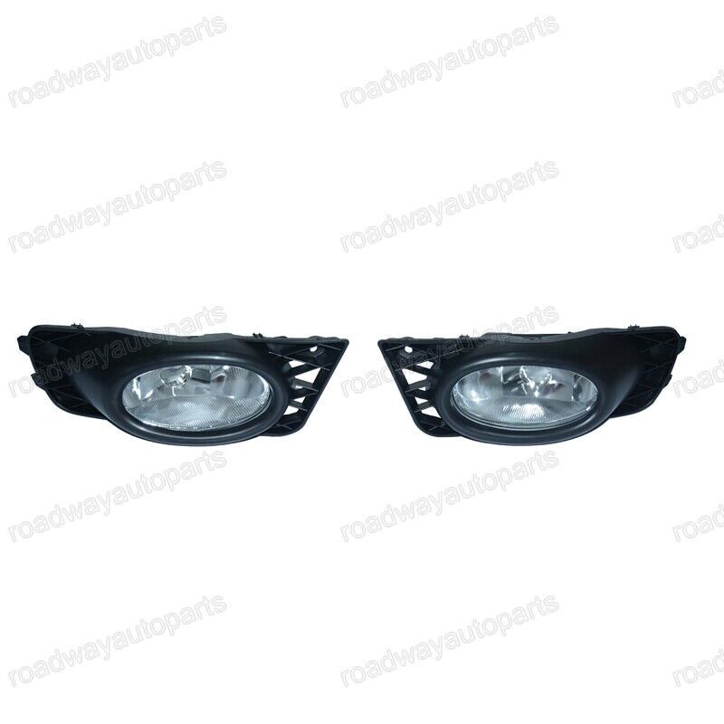 Pair Front Bumper Fog Lights Lamps w/cover for HONDA for CIVIC FA1 FD1 FD2 2009-2011