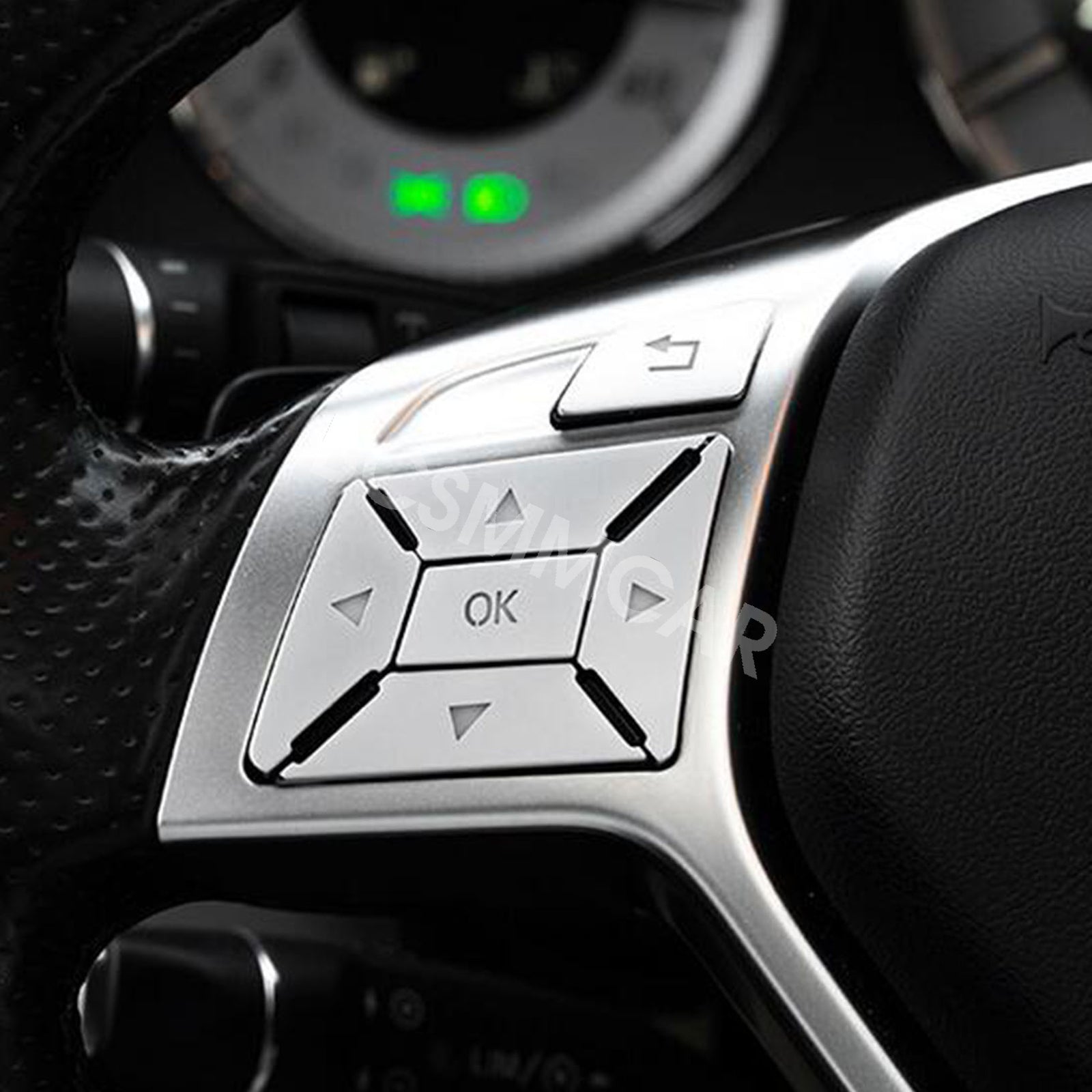 Fit for Mercedes Benz ML Class W166 2012-2015 Steering Wheel Cover Decoration